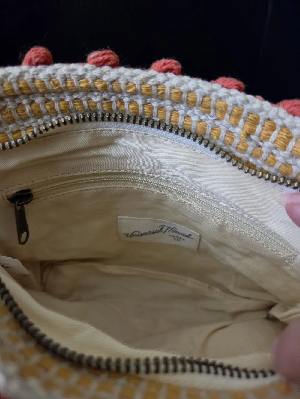 Universal Thread Woven Textured Pouch